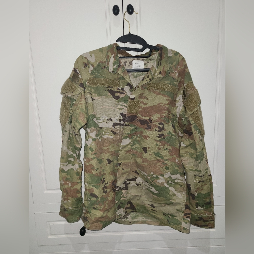 Camouflage Military Uniform Top